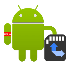 move app to sdcard pro android logo