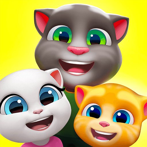 my talking tom friends logo