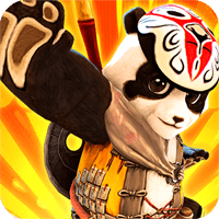 ninja panda dash android games logo