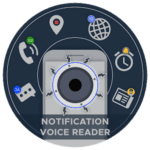 notification voice reader premium logo