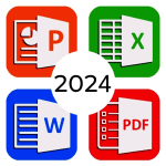 office reader word pdf excel logo