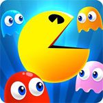 pac man bounce android logo