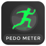 pedometer step counter logo