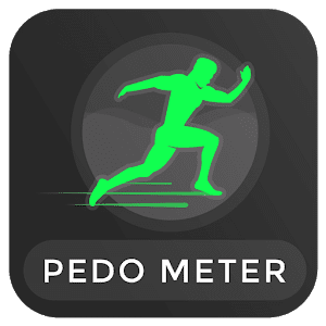 pedometer step counter logo