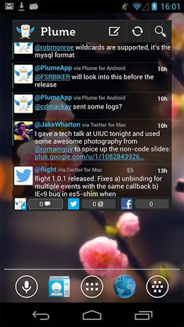 Plume for Twitter  – 플룸 포 트위터 6.30.10 1