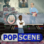 popscene music industry sim logo