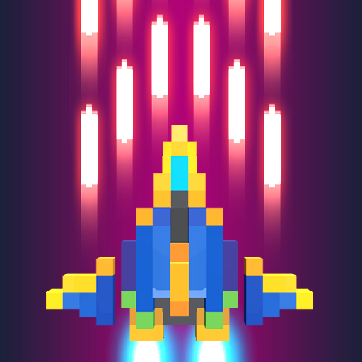 retro shooting android games logo