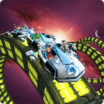 roller coaster simulator space games logo