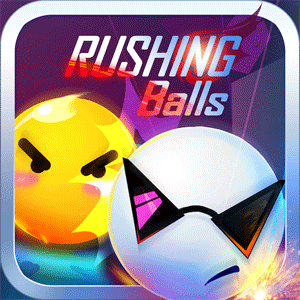 rushing balls android logo