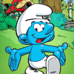 smurfs village logo