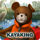 teddy floppy ear kayaking logo