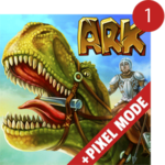 the ark of craft dinosaurs survival island series logo