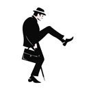 the ministry of silly walks logo