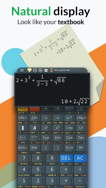 Advanced fx calculator 991 es plus & 991 ms plus – 고급 fx 계산기 991 es 플러스 & 991 ms 플러스 4.4.2 1