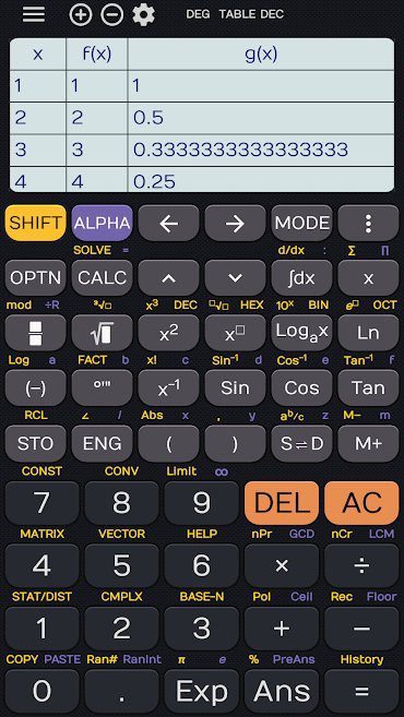 Fx Calculator 350es 84+ calculator sin cos tan – Fx 계산기 350es 84+ 계산기 sin cos tan (프리미엄) 4.2.7 4