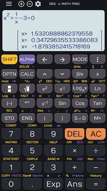 Fx Calculator 350es 84+ calculator sin cos tan – Fx 계산기 350es 84+ 계산기 sin cos tan (프리미엄) 4.2.7 7