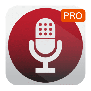 voice recorder pro android logo