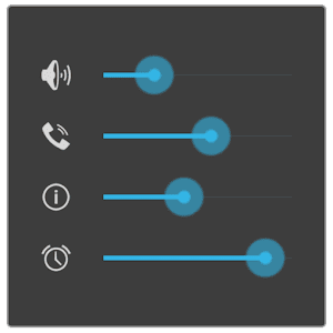 volume control ex logo